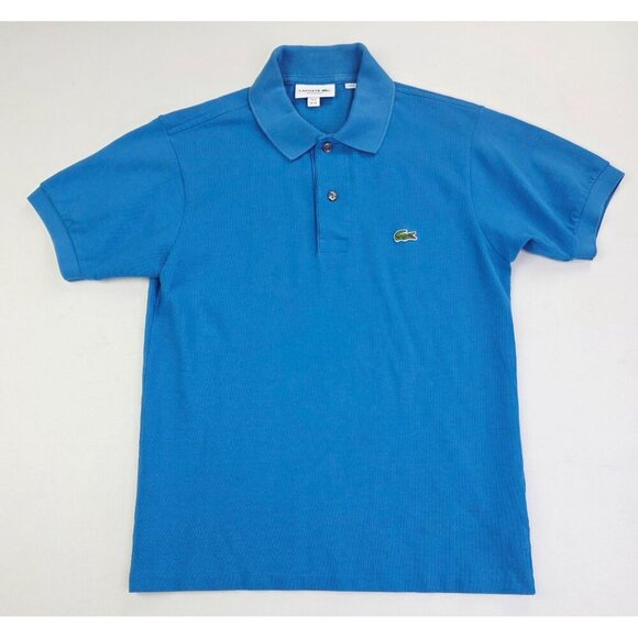 Lacoste Classic Fit Mens Size XS Blue Short Sleeve Chest Logo Cotton Polo - Picture 1 of 10